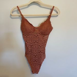 Gilly hicks lace bodysuit
